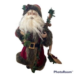 Rustic Santa Clause Figure Doll